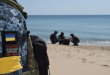 На одесском побережье снова уничтожили морскую мину: опубликовано видео