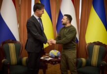 Владимир Зеленский в Одессе обсудил с премьер-министром Нидерландов усиление ПВО и защиту «зерновых коридоров»